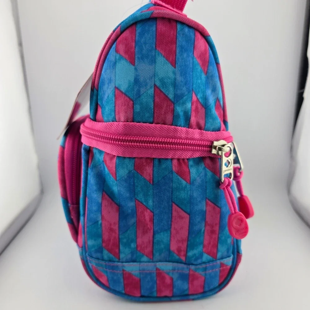 J‎ World New York Corey Lunch Bag Nordic Geometric Blue NEW Insulated Thermal